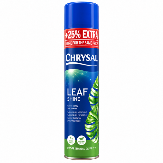 Chrysal Leafshine Aerosol – Аерозол за естествен блясък и защита на листата