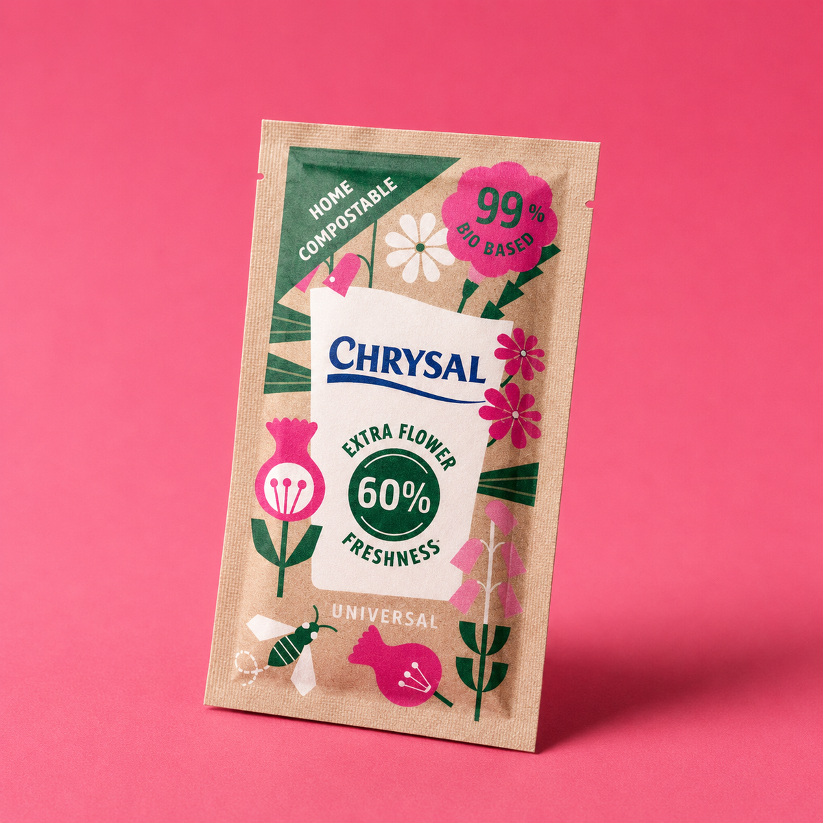 Chrysal Bio Based Flower Food – Био-базирана храна за рязани цветя в компостируемо саше 1000 бр.