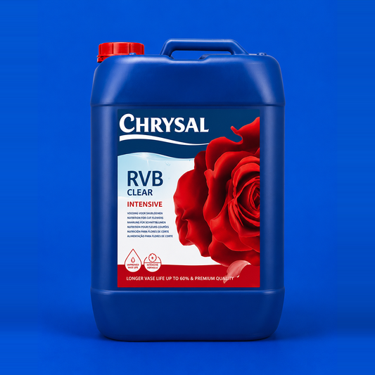 Chrysal RVB Clear Intensive – Professional hydrating treatment for cut flowers and roses